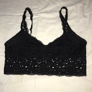 Small black aerie bralette